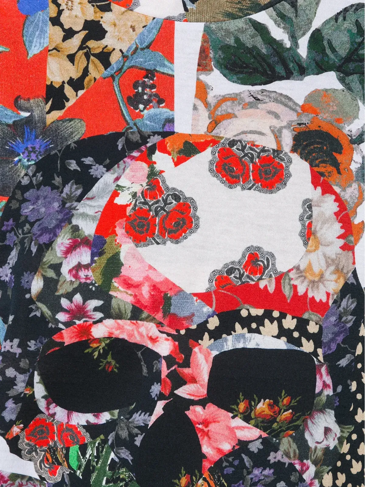 Alexander McQueen 花柄スカルプリントTシャツ - マルチカラー - 画像5