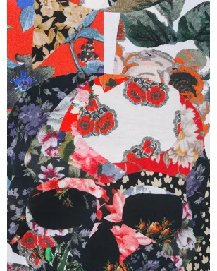 Alexander McQueen 花柄スカルプリントTシャツ - マルチカラー - サムネイル5