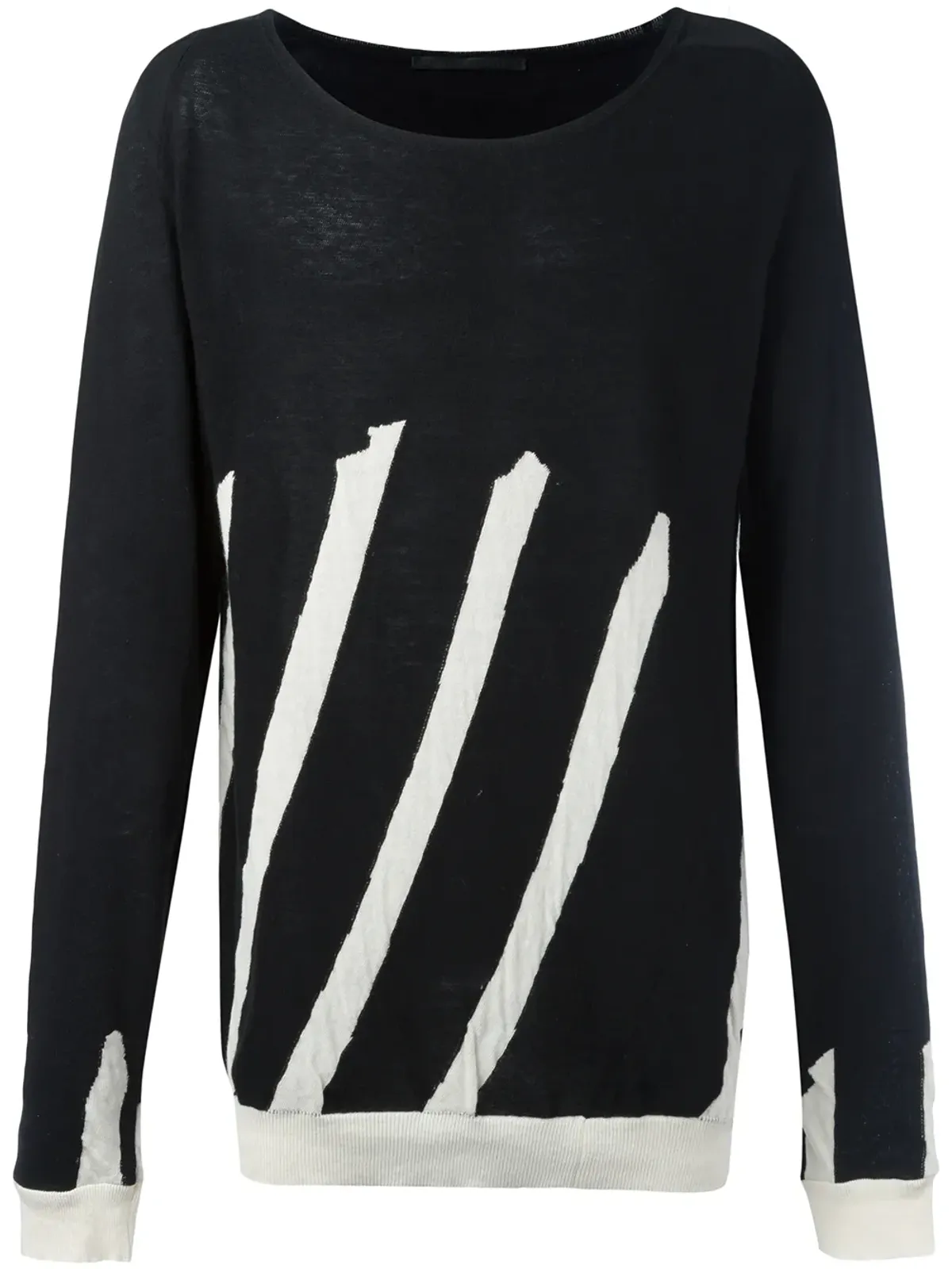 Haider Ackermann ストライプニットセーター - 画像1