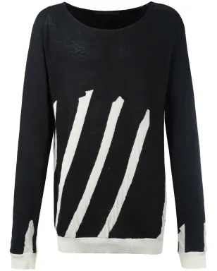 Haider Ackermann ストライプニットセーター - サムネイル1