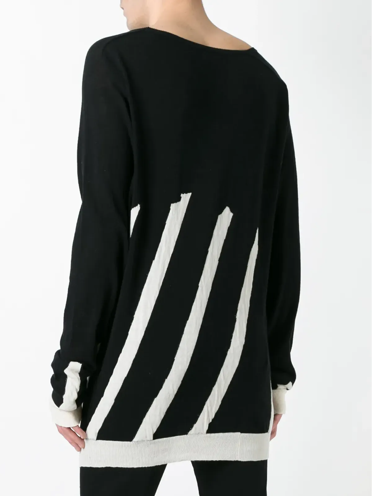 Haider Ackermann ストライプニットセーター - 画像4