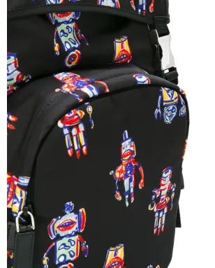 Prada ロボットプリントバックパック - サムネイル5