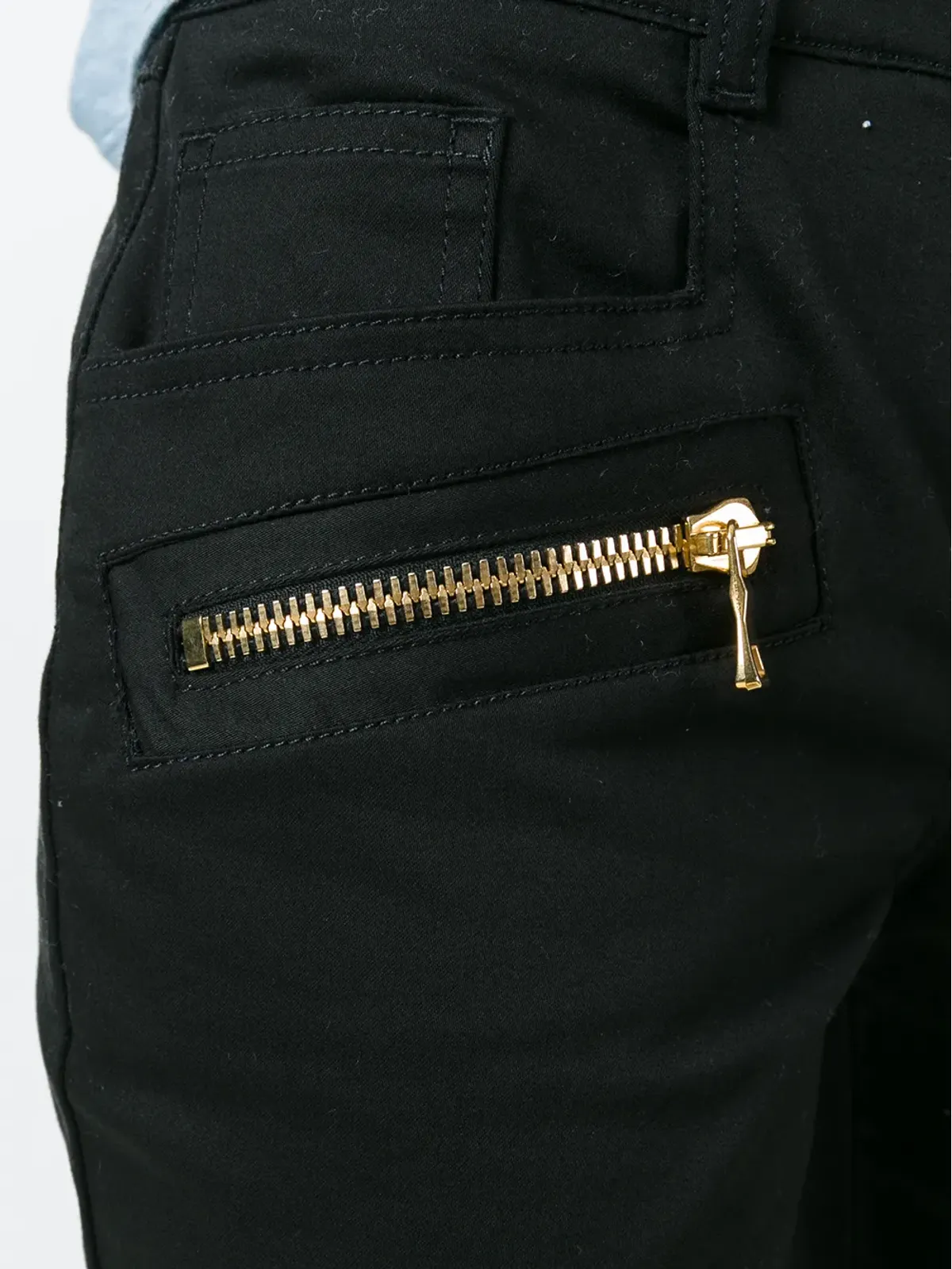 Balmain スキニーバイカーパンツ - 画像5