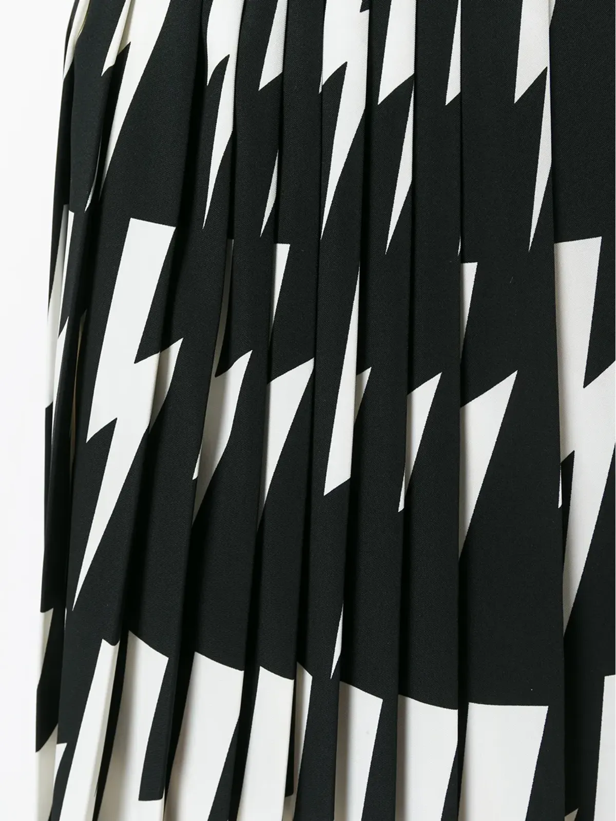 Neil Barrett 雷のプリーツスカート - 画像5