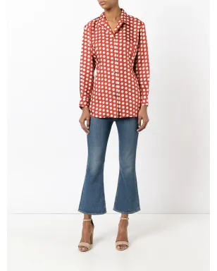 Jean Paul Gaultier Pre-Owned ドット柄ベストパネルシャツ - レッド - サムネイル2