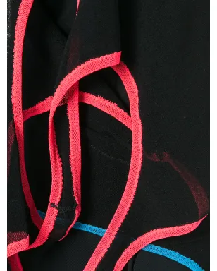 Jean Paul Gaultier Pre-Owned ソレイユ トリム入りメッシュトップ - ブラック - サムネイル5