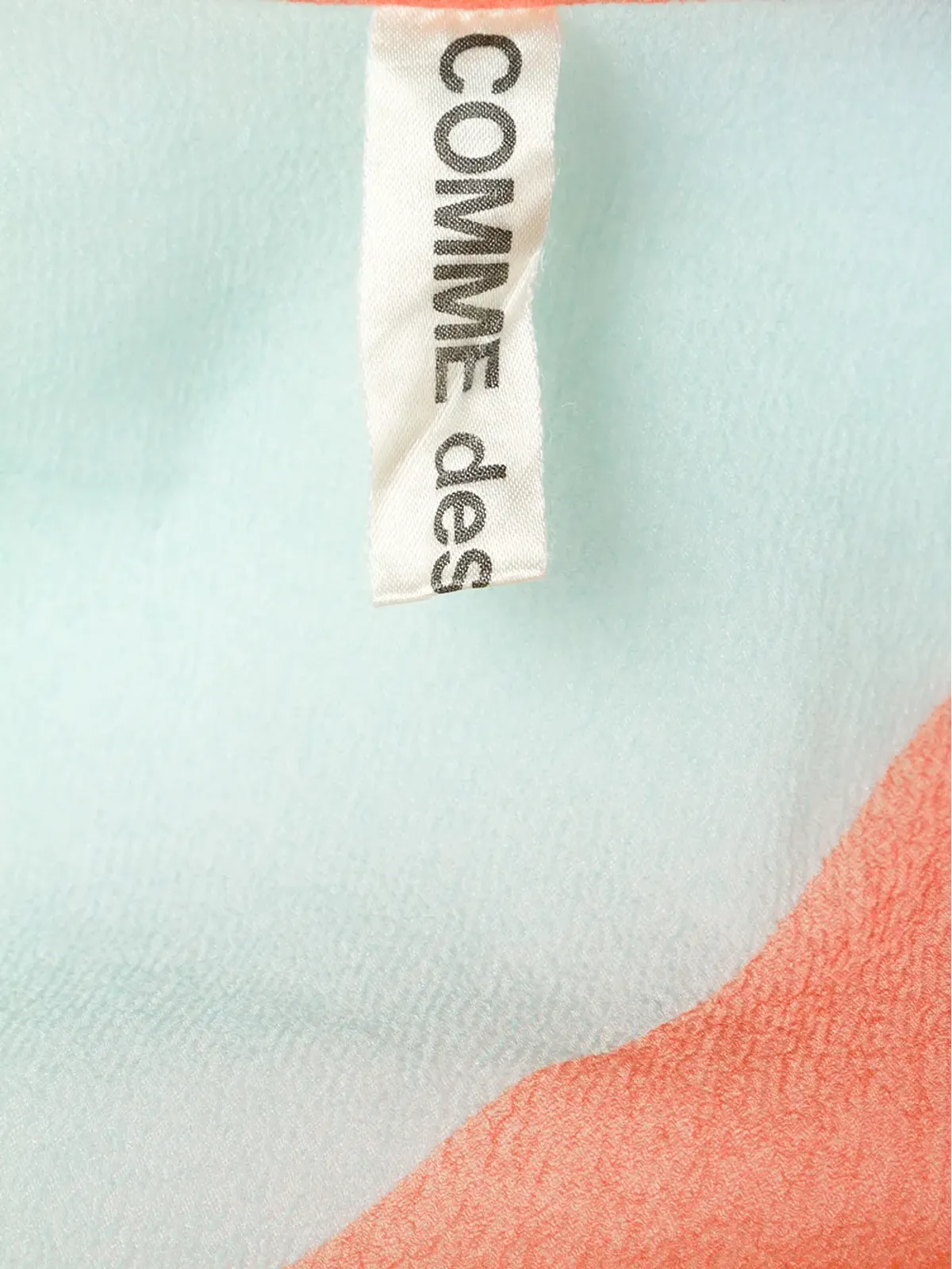 Comme Des Garçons Pre-Owned 幾何学プリントのシアートップ - Blue - 画像5