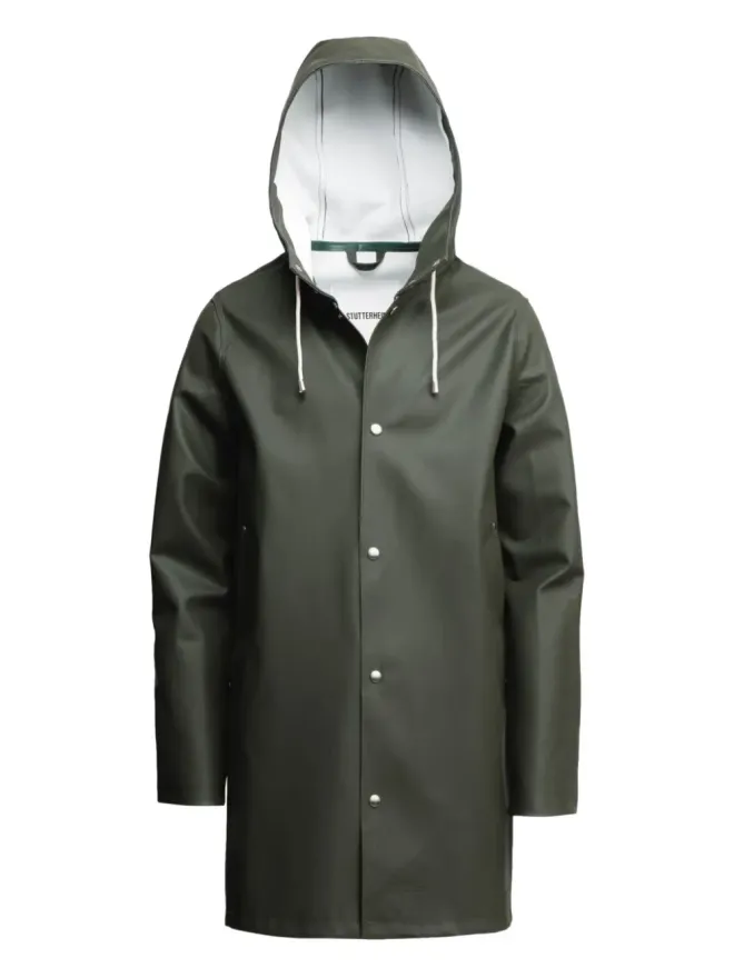 Stutterheim Stutterheim ドローストリングフード付きレインコートの商品画像