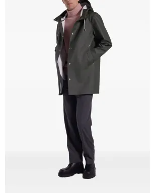 Stutterheim ドローストリングフード付きレインコート - サムネイル2