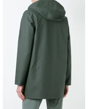 Stutterheim ドローストリングフード付きレインコート - サムネイル4