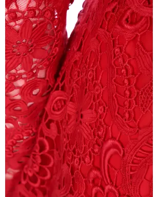 Valentino Garavani 花柄レースディテールドレス - サムネイル5