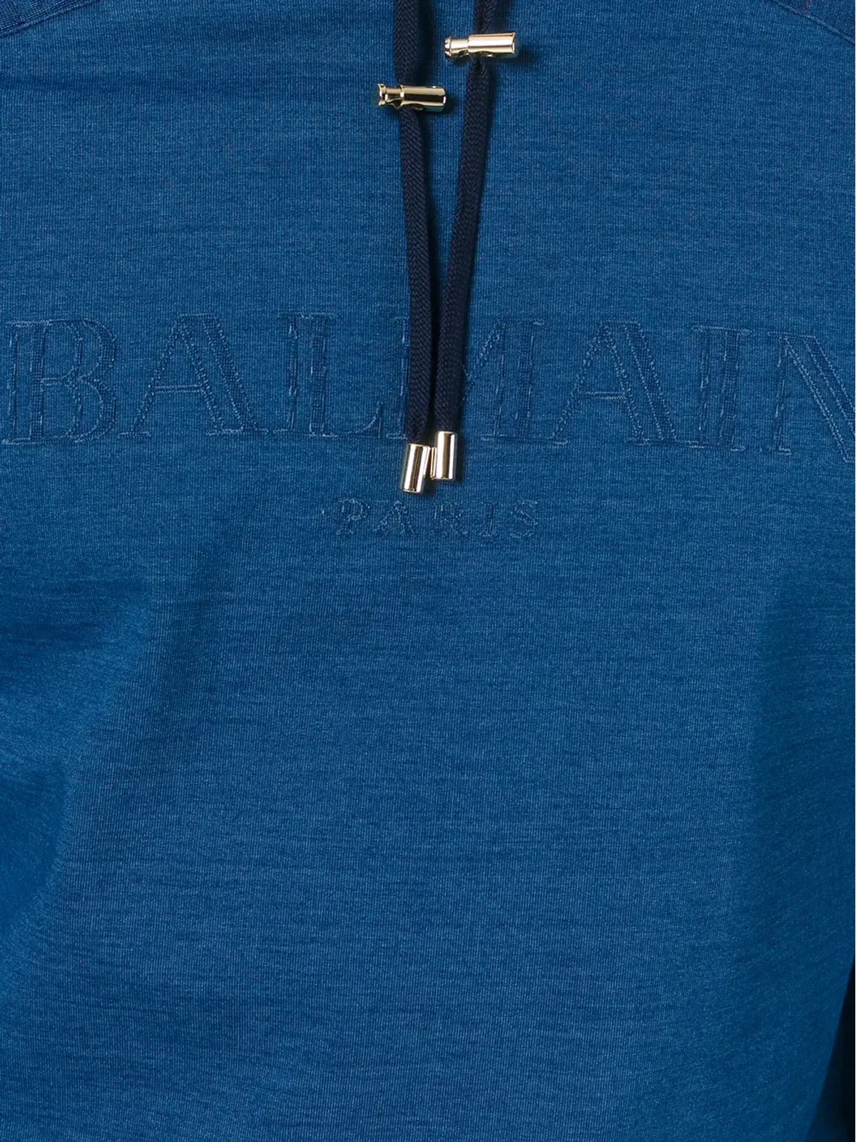 Balmain キルトロゴ パーカー - 画像5