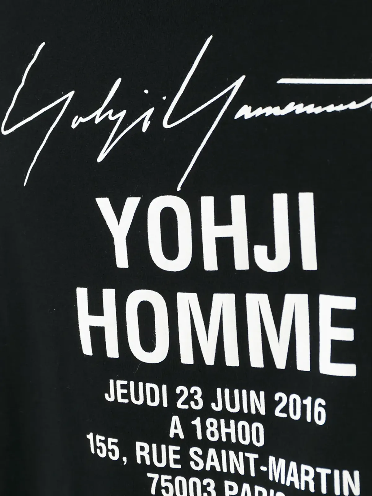 Yohji Yamamoto ロゴプリント スウェットシャツ - 画像5