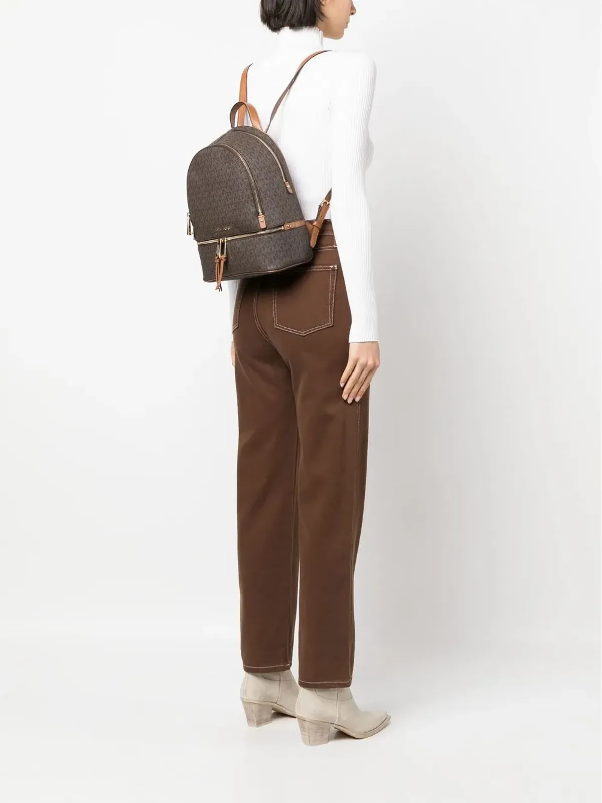 Michael Kors Rhea ロゴプリントバックパック - 画像4