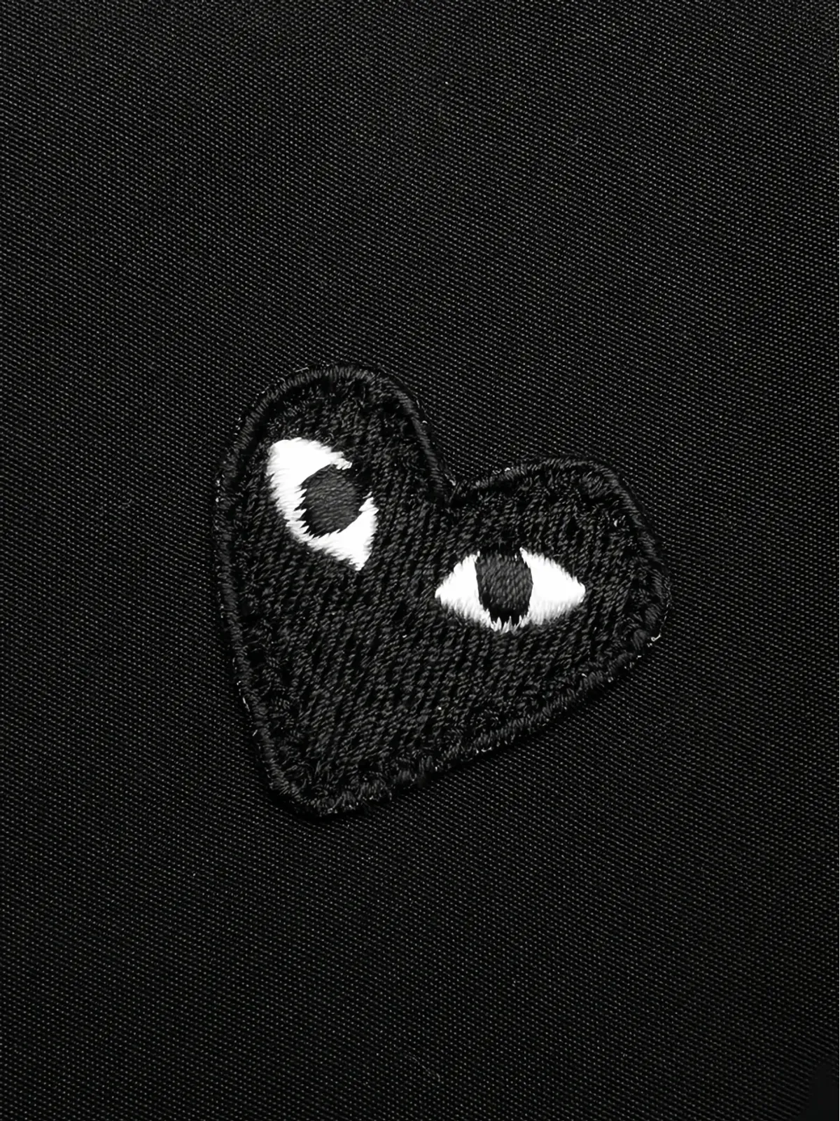 Comme Des Garçons Play Kids ロゴ刺繍シャツ - 画像3