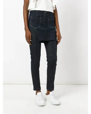 Maison Martin Margiela Pre-Owned スリムフィットスカートジーンズ - サムネイル3
