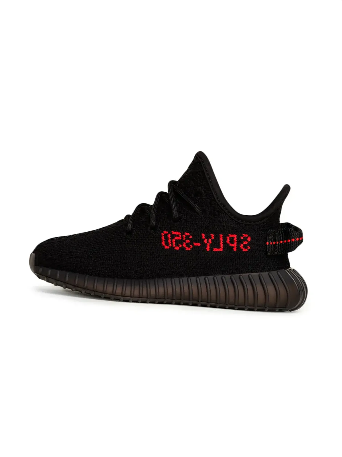 Adidas Yeezy Kids Boost 350 V2 ブラック/レッド スニーカー - 画像2
