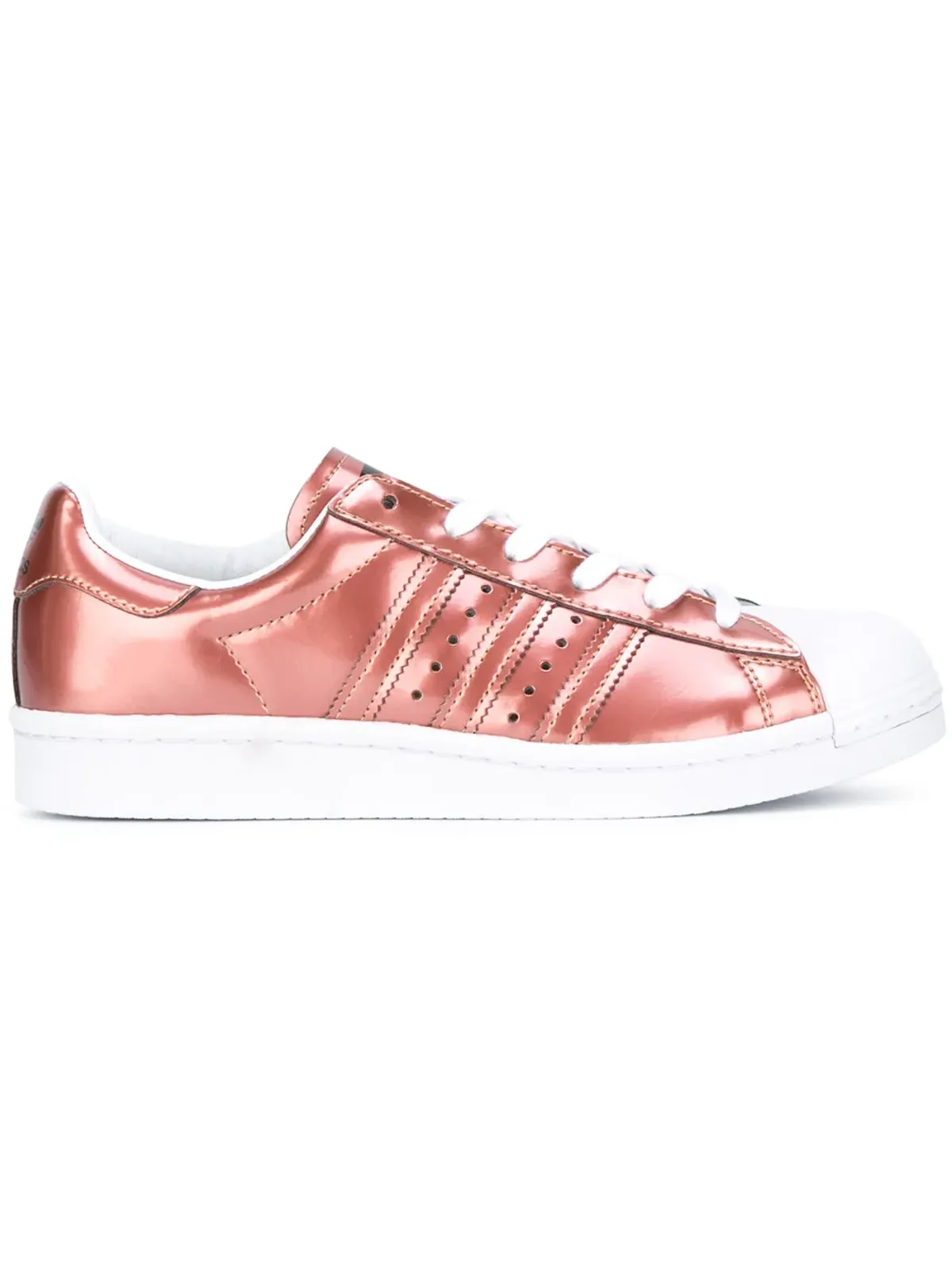 adidas スーパースター ブースト ロー・トップスニーカー（メタリック） - 画像1