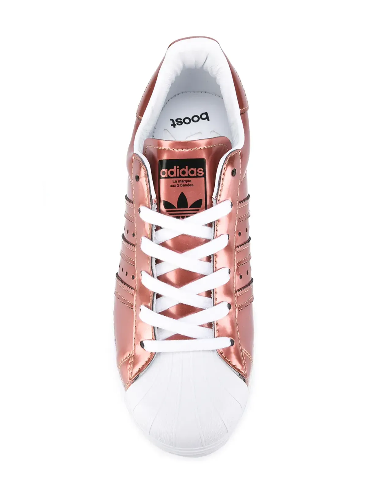 adidas スーパースター ブースト ロー・トップスニーカー（メタリック） - 画像4