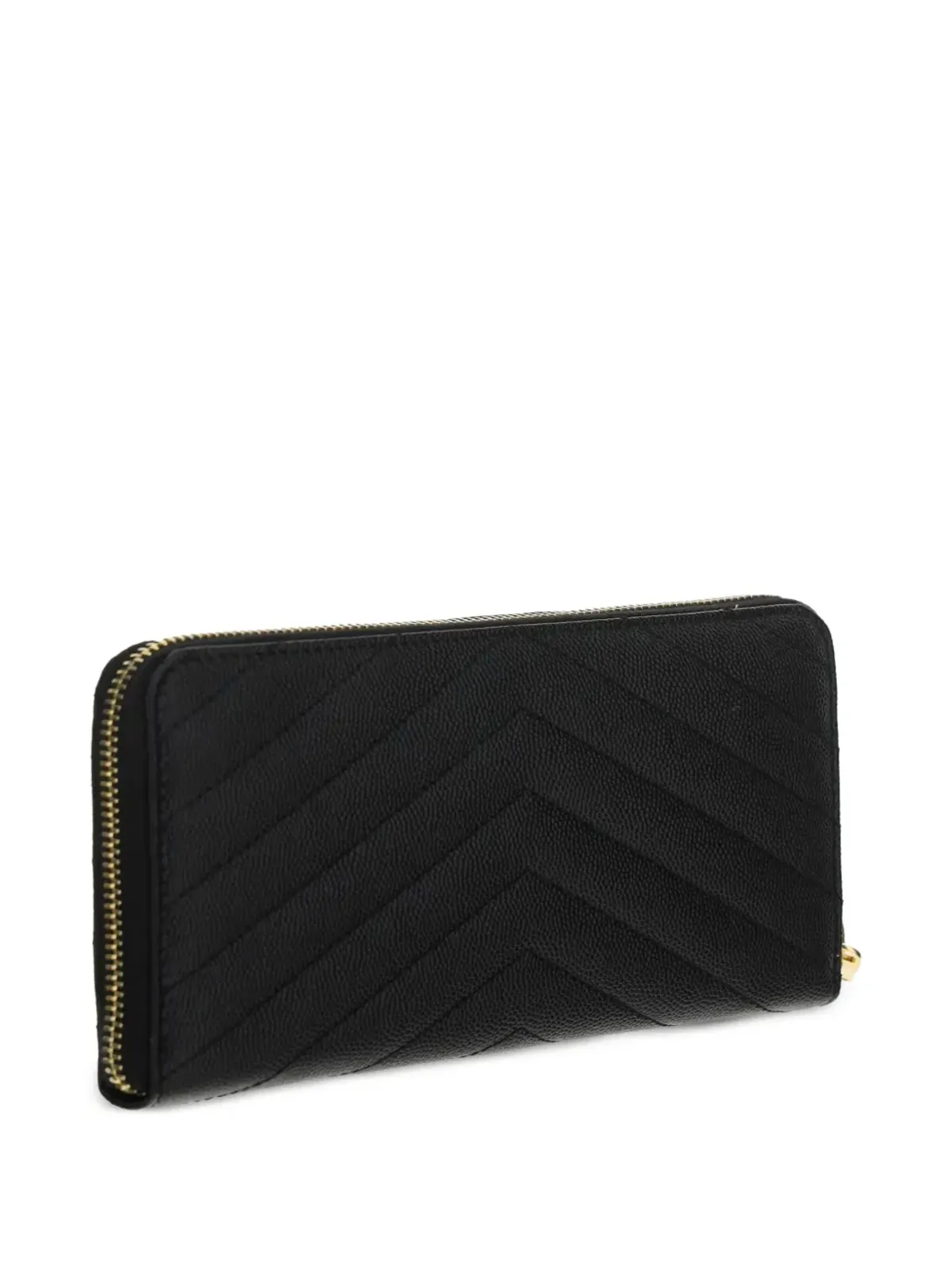Saint Laurent カサンドラ ジップアラウンド ウォレット（ブラック） - 画像2