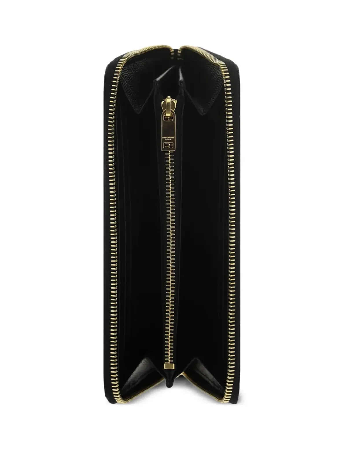 Saint Laurent カサンドラ ジップアラウンド ウォレット（ブラック） - 画像3