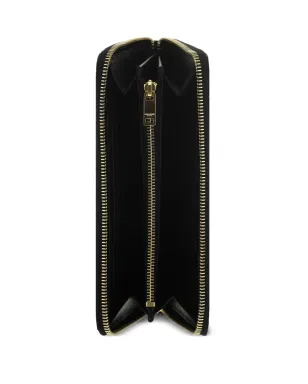 Saint Laurent カサンドラ ジップアラウンド ウォレット（ブラック） - サムネイル3