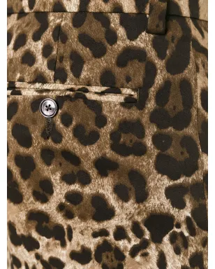 Dolce & Gabbana ヒョウ柄ストレートパンツ - サムネイル5