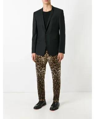 Dolce & Gabbana ヒョウ柄ストレートパンツ - サムネイル2