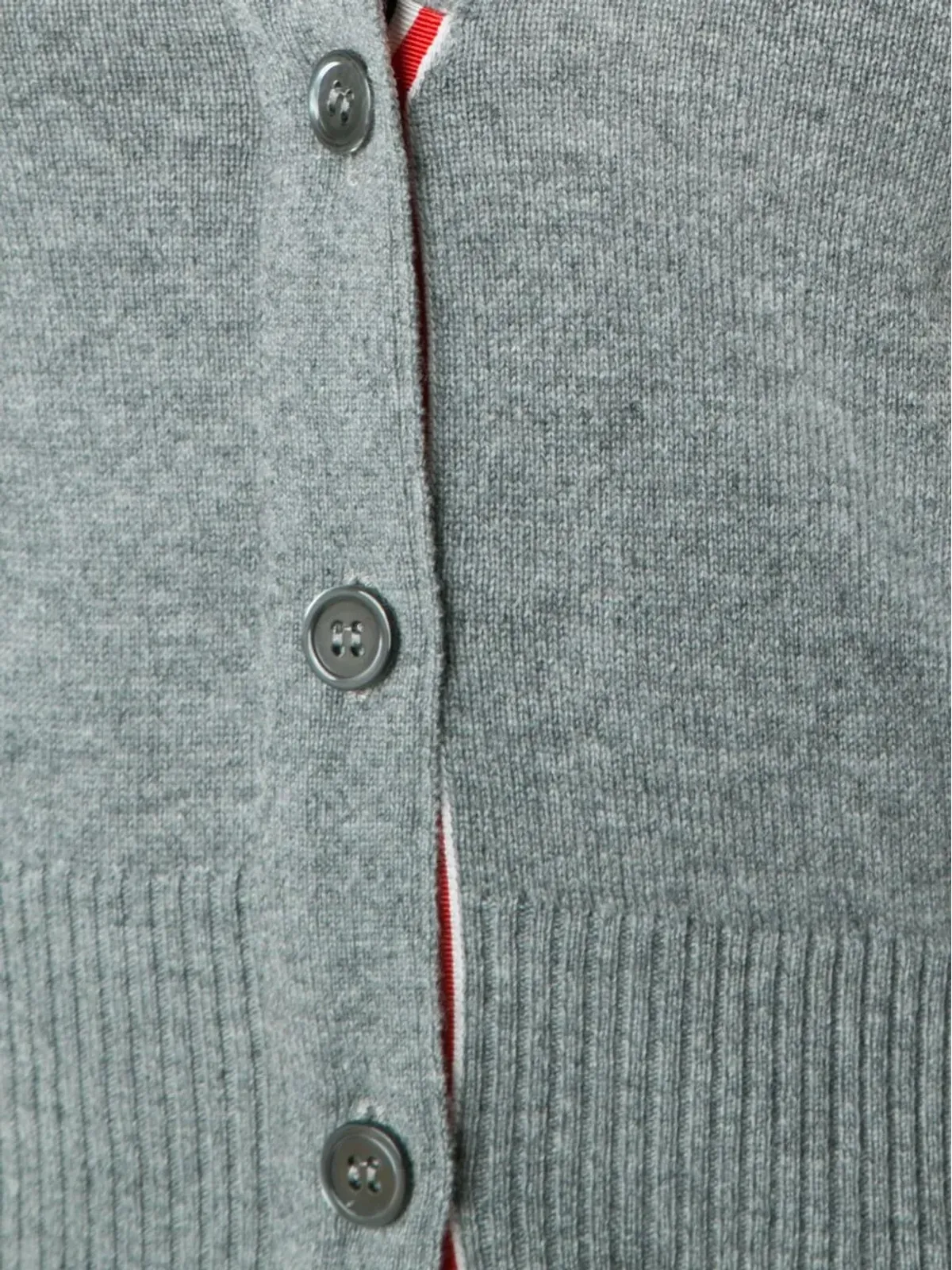 Thom Browne 四本ストライプ カーディガン - Grey - 画像5
