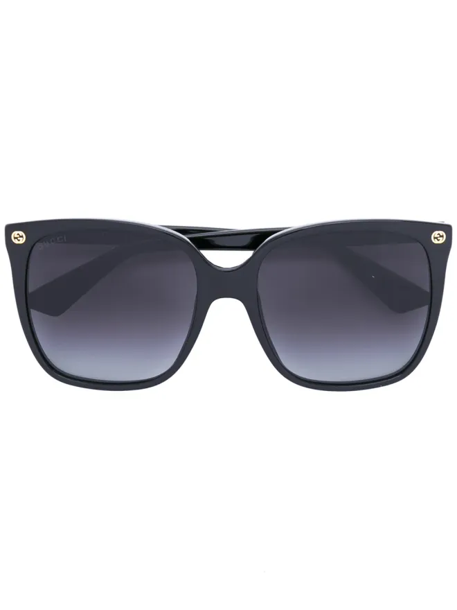 Gucci Eyewear Gucci Eyewear グラデーションスクエアサングラスの商品画像
