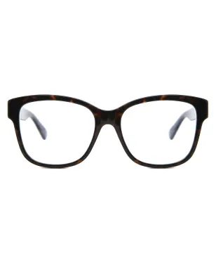 Gucci Eyewear Web-Stripe メガネ - Brown - サムネイル1