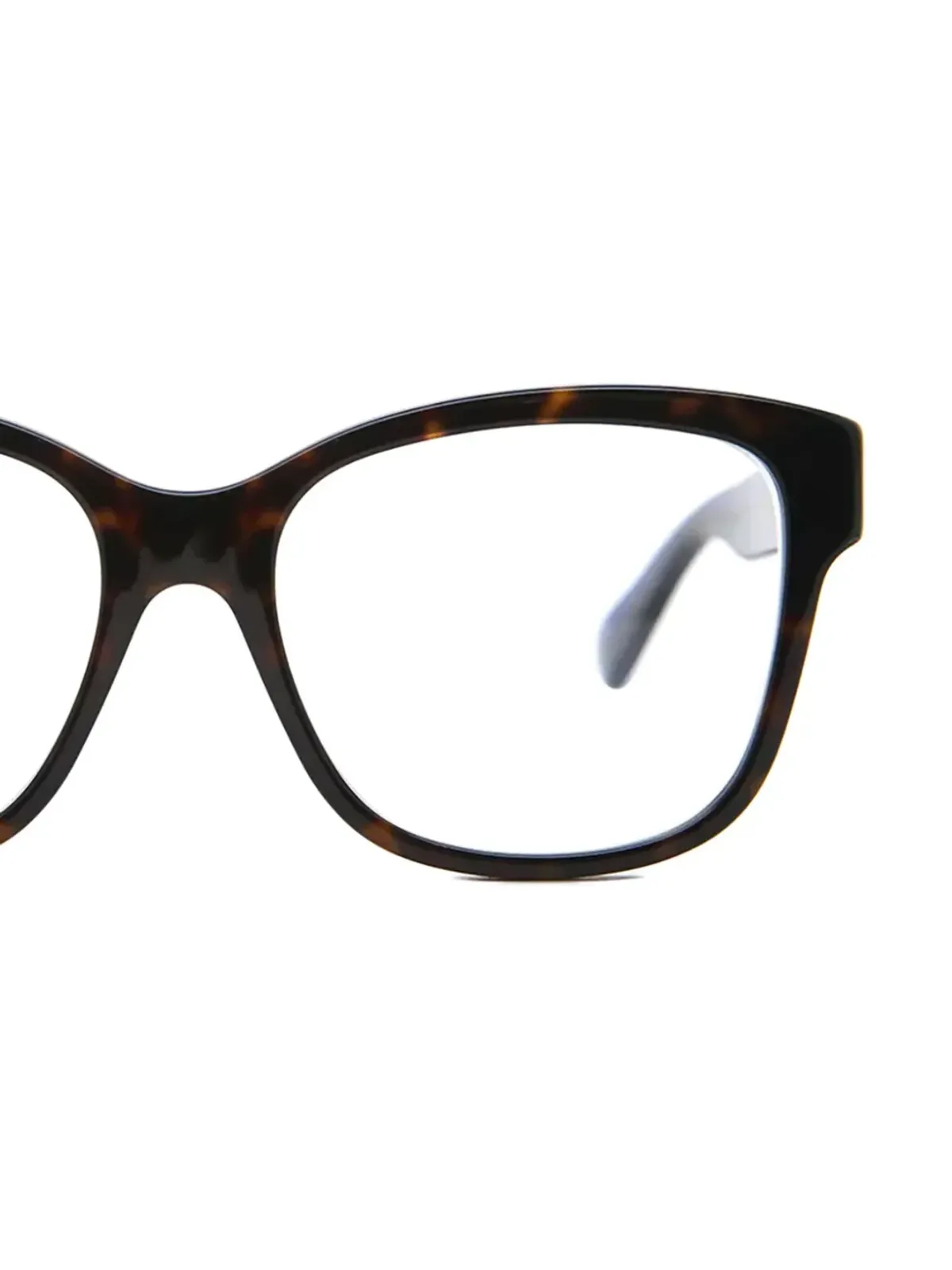 Gucci Eyewear Web-Stripe メガネ - Brown - 画像2