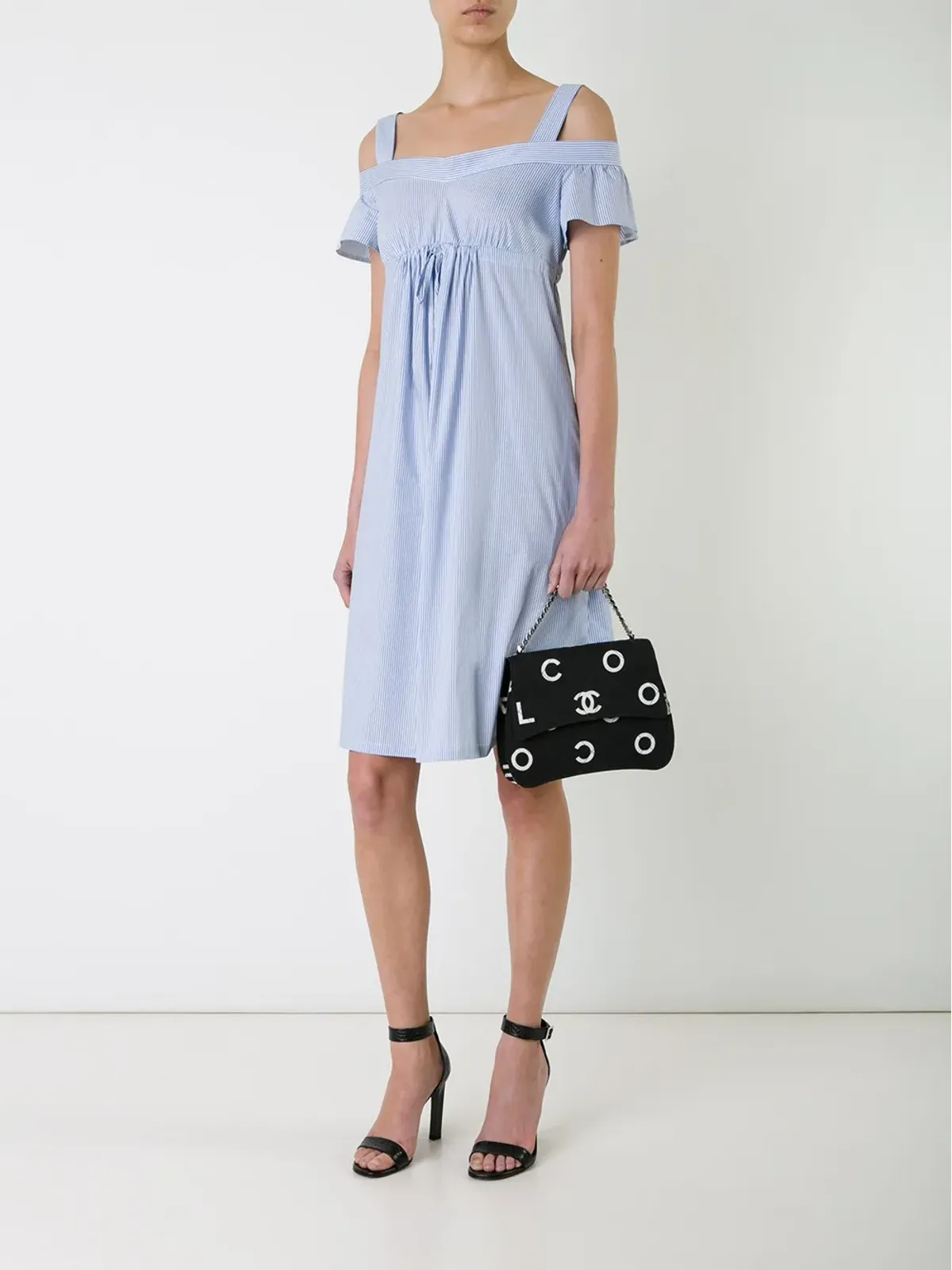 CHANEL Pre-Owned ロゴプリント トート - 画像2