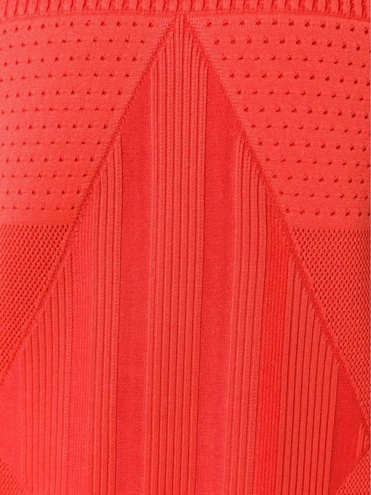 CHANEL ビンテージ ノースリーブニットドレス - レッド - 画像5
