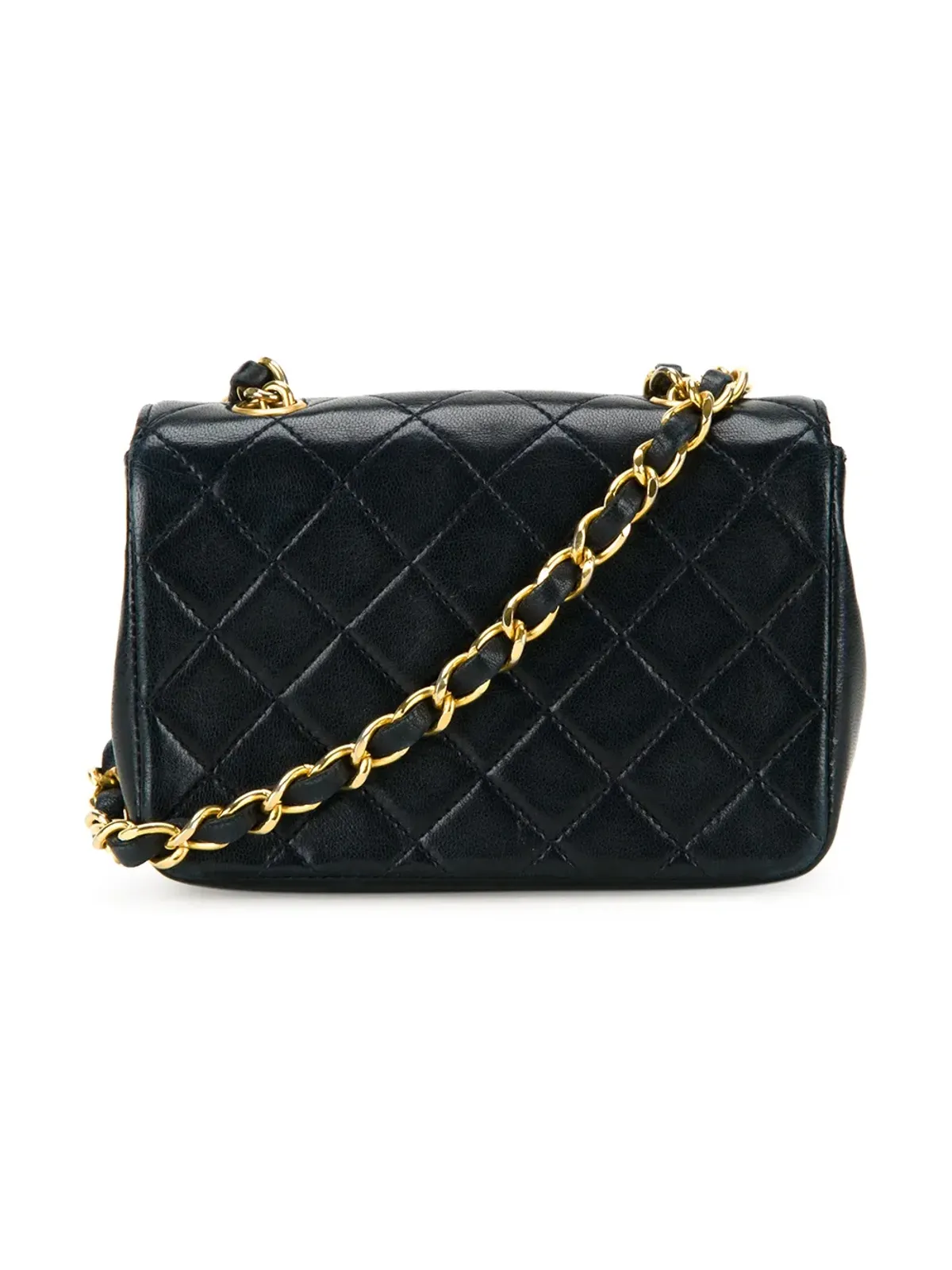 CHANEL ビンテージ マイクロフラップショルダーバッグ - Blue - 画像3