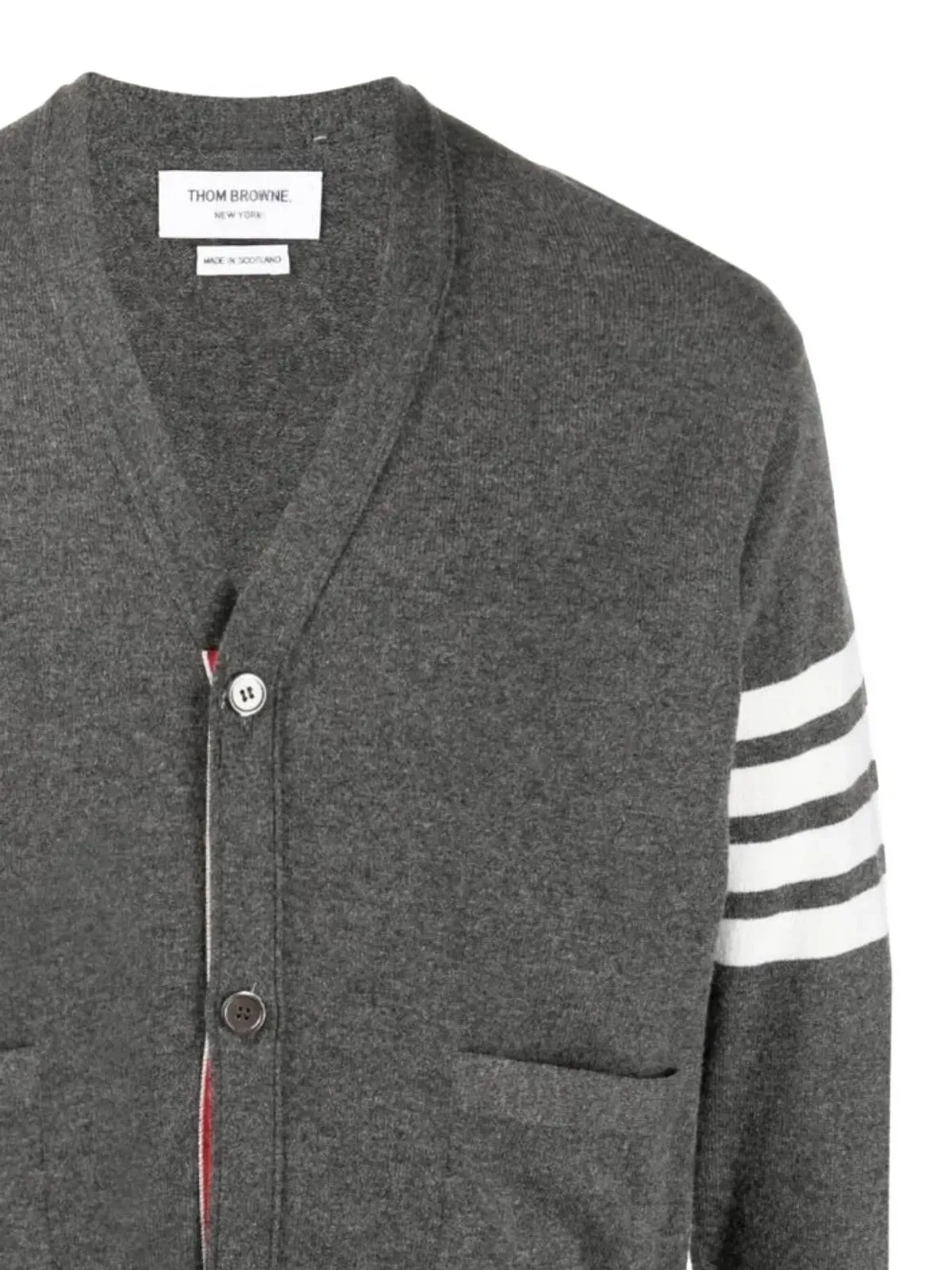 Thom Browne 4-Bar カシミア カーディガン - 画像3