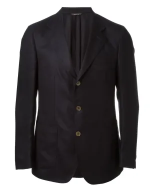 Loro Piana シングルブレストブレザー ブルー - サムネイル1