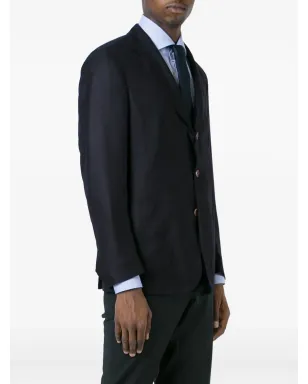 Loro Piana シングルブレストブレザー ブルー - サムネイル3