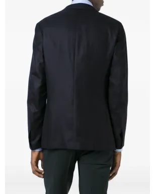 Loro Piana シングルブレストブレザー ブルー - サムネイル4