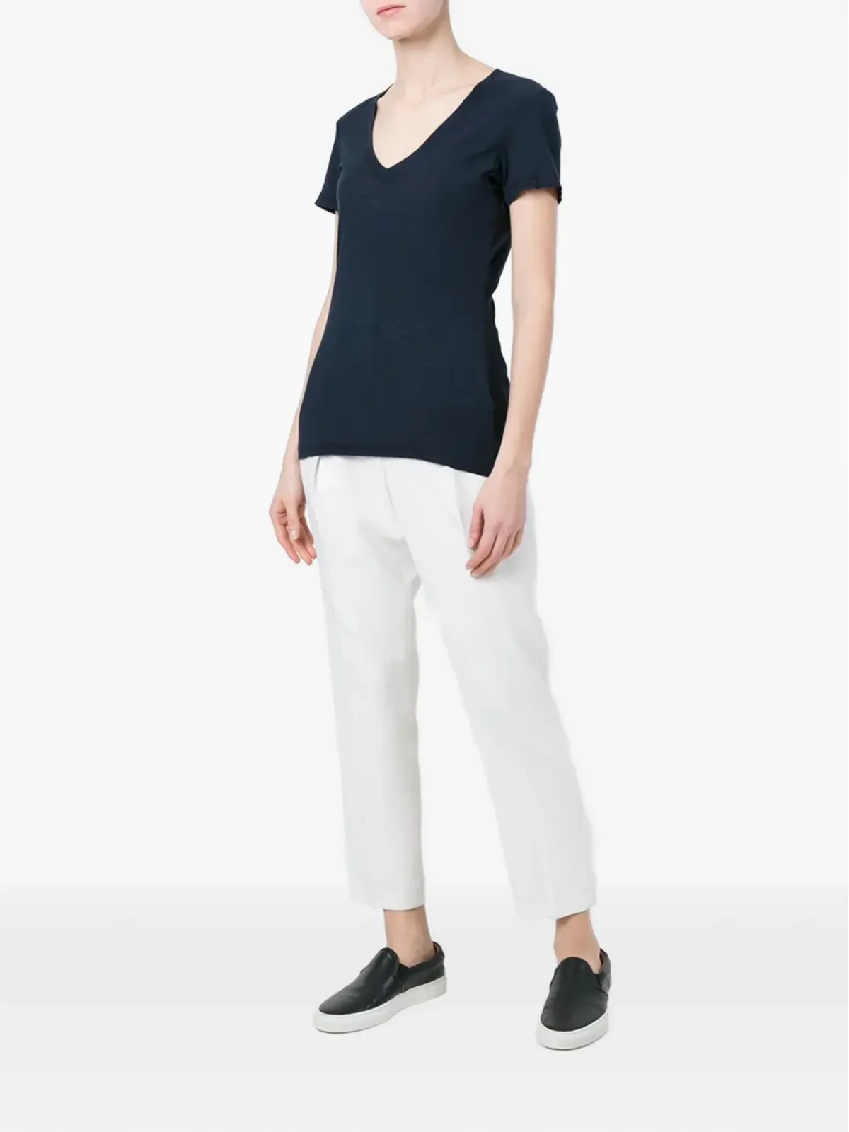 James Perse VネックTシャツ - 画像2