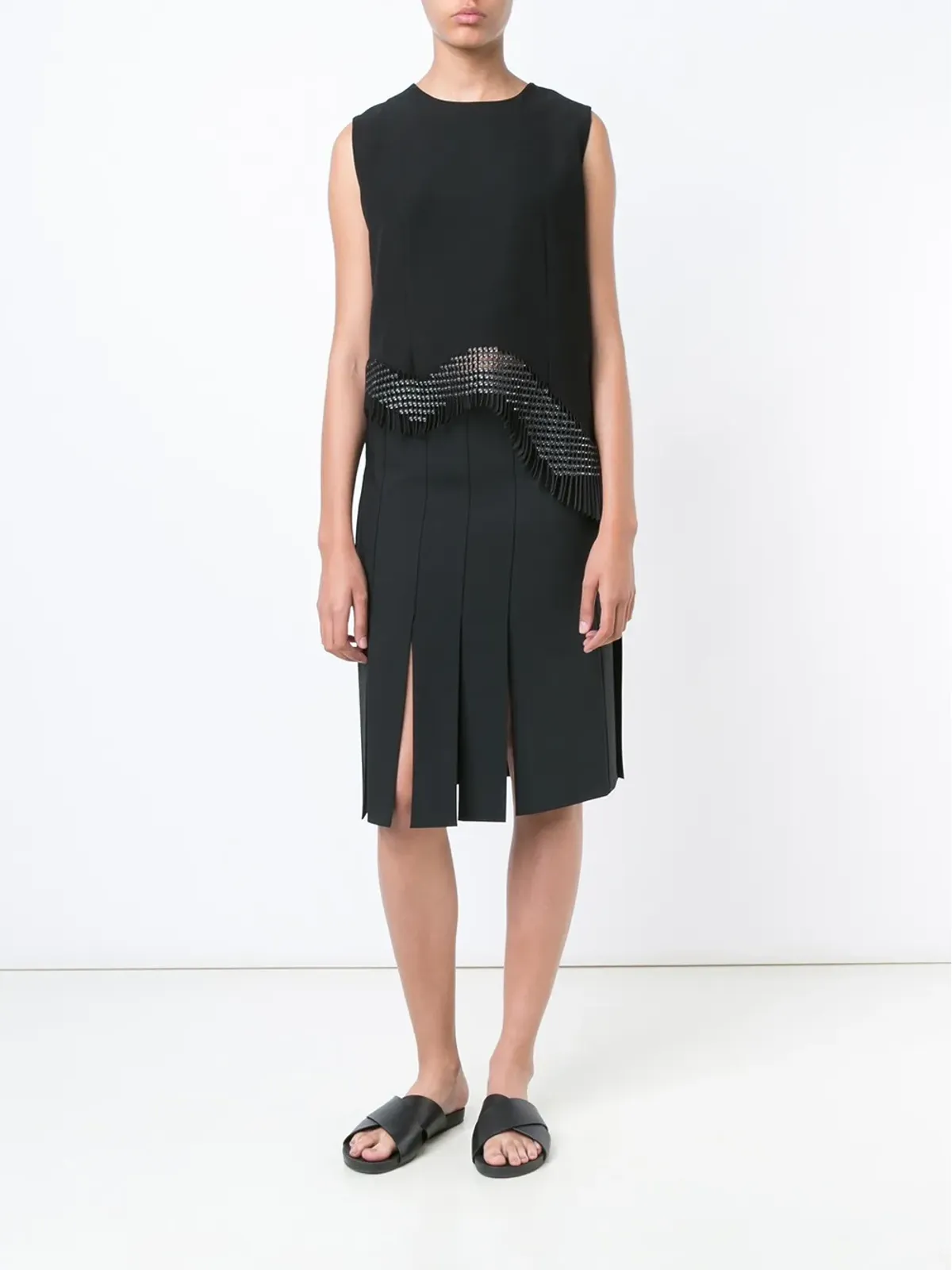 Noir Kei Ninomiya アシンメトリーブラウス - 画像2