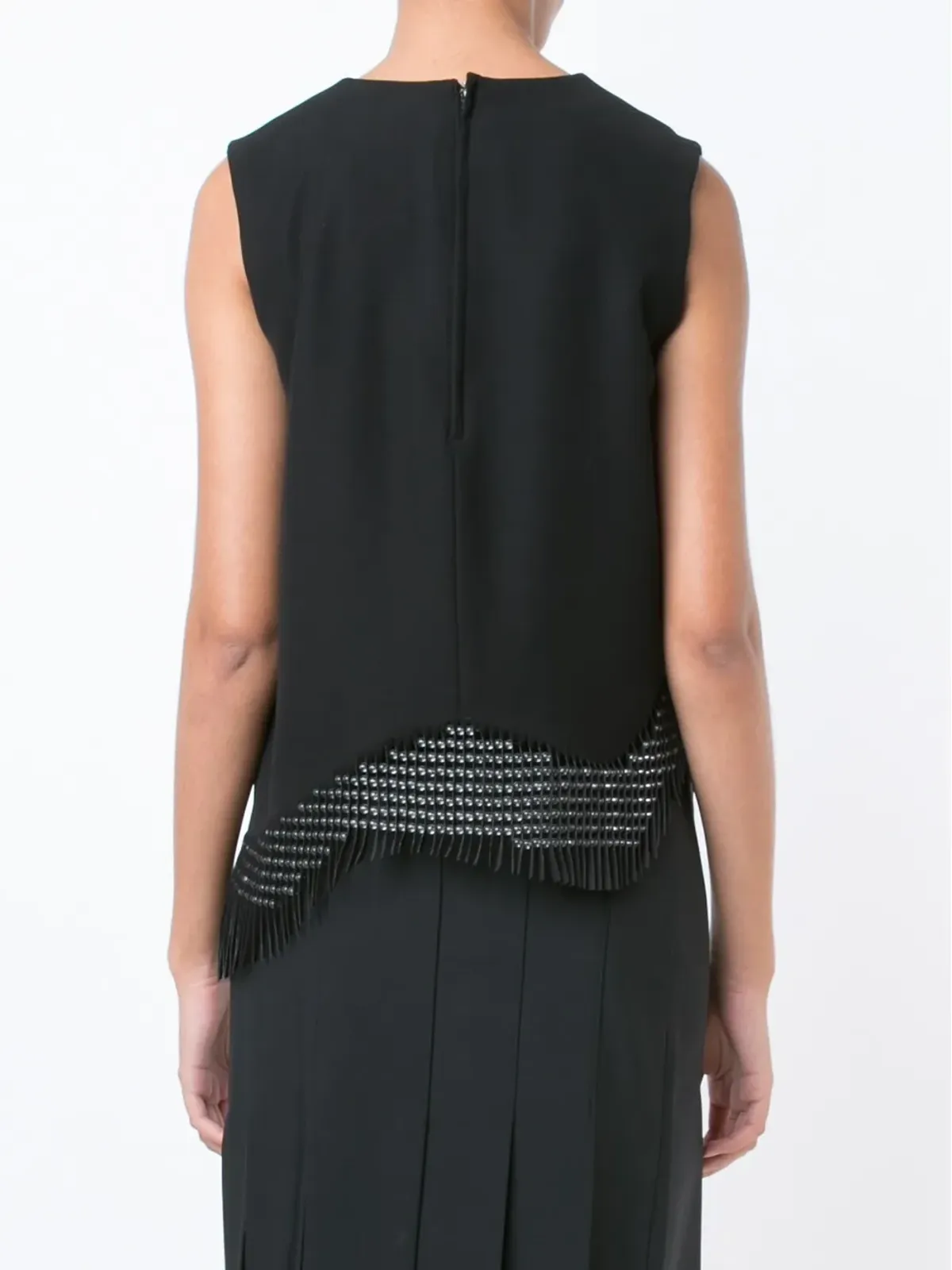 Noir Kei Ninomiya アシンメトリーブラウス - 画像4
