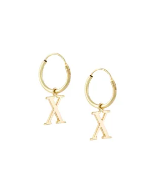 Wouters & Hendrix Gold 18kt イエローゴールド 'X' イヤリング - サムネイル1
