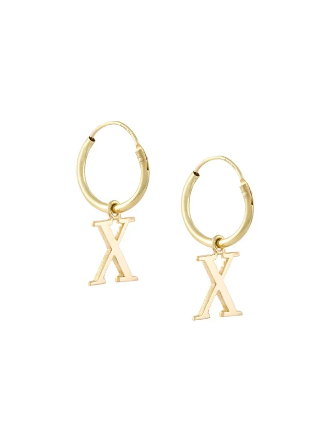 Wouters & Hendrix Gold Wouters & Hendrix Gold 18kt イエローゴールド 'X' イヤリングの商品画像
