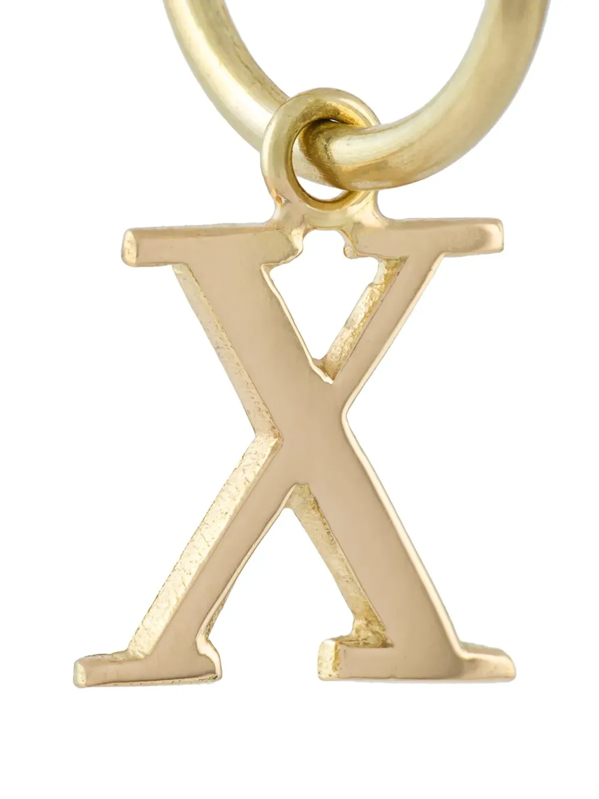 Wouters & Hendrix Gold 18kt イエローゴールド 'X' イヤリング - 画像3
