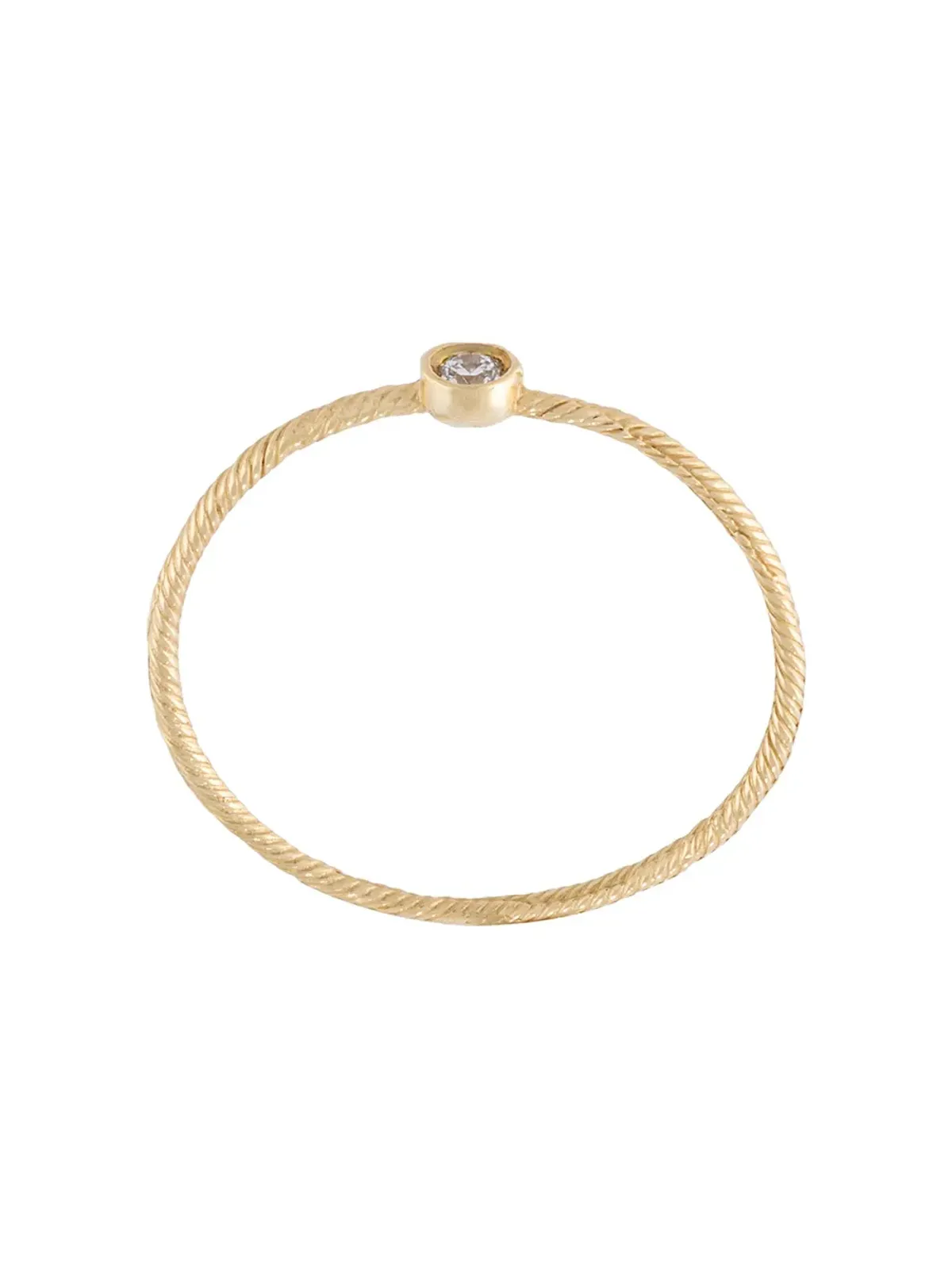 Wouters & Hendrix Gold シングルダイヤモンドリング - 画像1