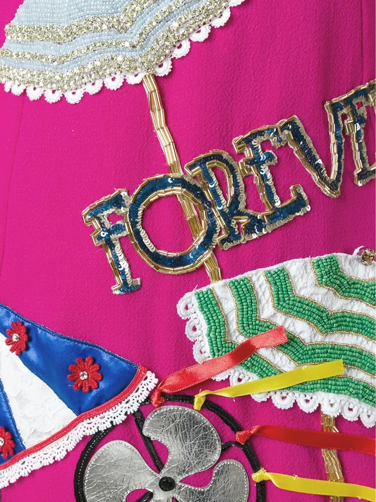 Dolce & Gabbana エンベリッシュド Aライン ミニドレス ピンク - 画像4