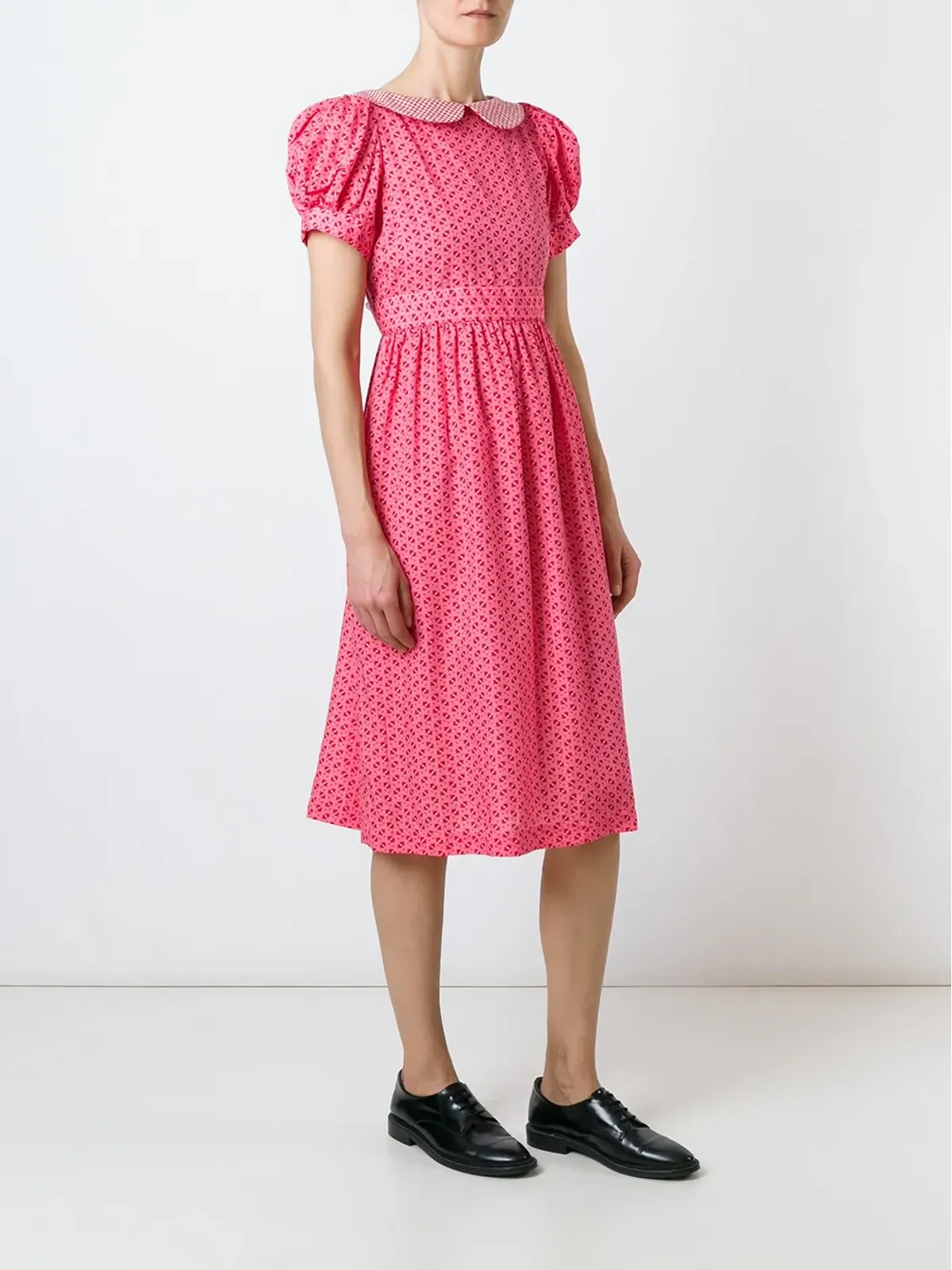Comme Des Garçons Girl ピーターパンカラーのピンクのドレス - 画像3