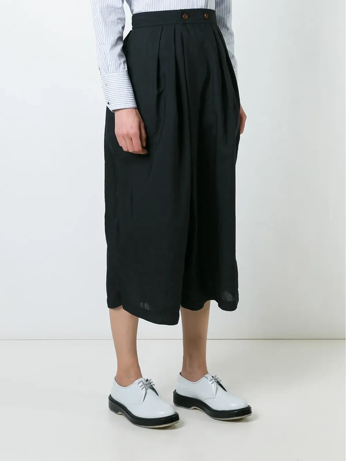 Comme Des Garçons Comme Des Garçons ワイドレッグキュロット - 画像3