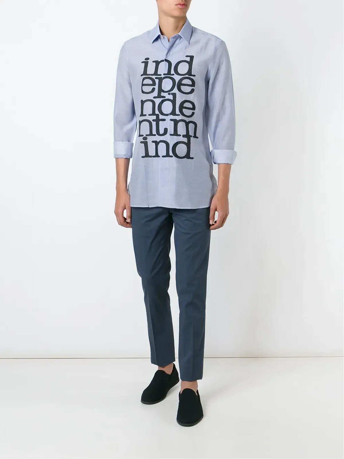 Paul Smith インディペンド・マインド プリント シャツ - 画像2